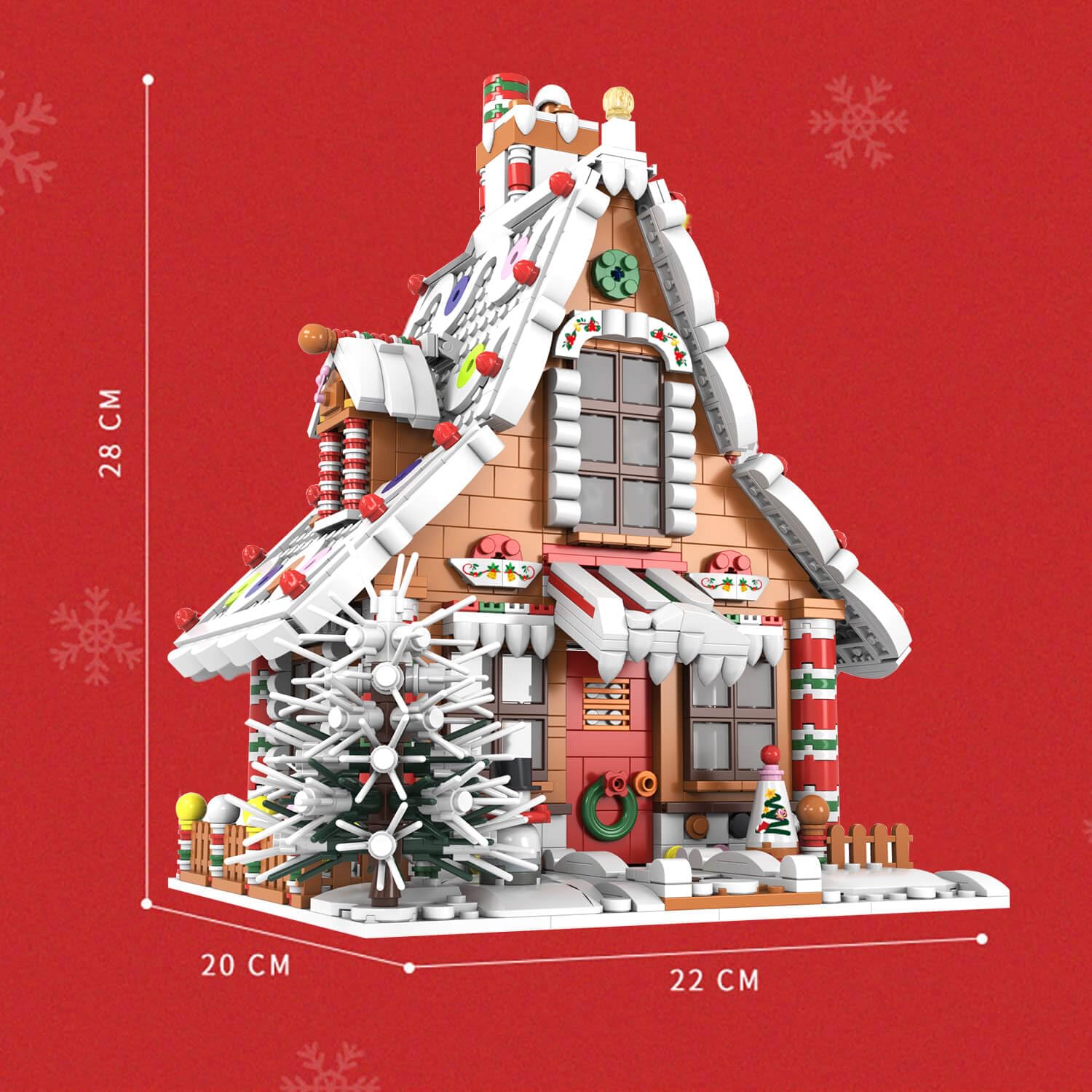 Amazon.com: hahaspil Christmas Gingerbread House Ornaments
